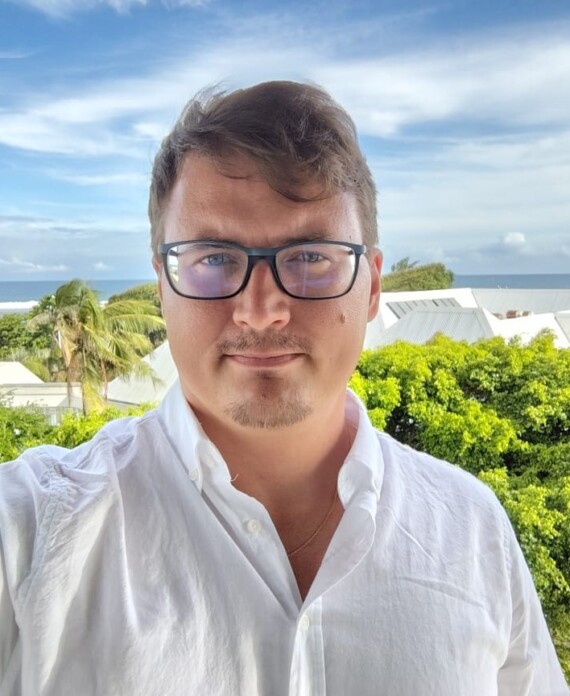 Sven Lothe, treasurer of the Association Nora Madagascar and manager of the hotel Libertalia in Sainte Marie Madagascar