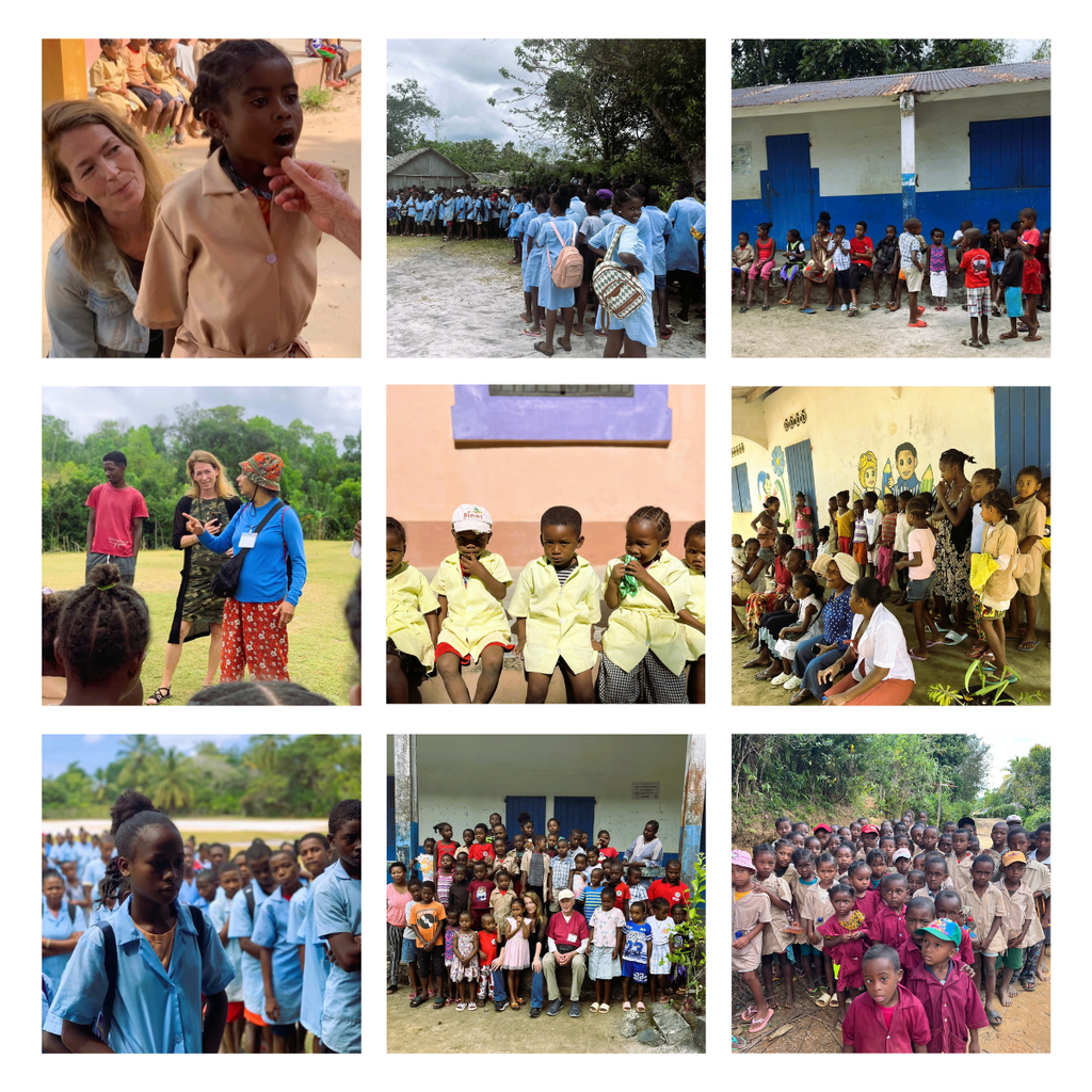 Dental screening of schoolchildren on Île Sainte Marie, part of the Island Smiles dental care in Madagascar programme